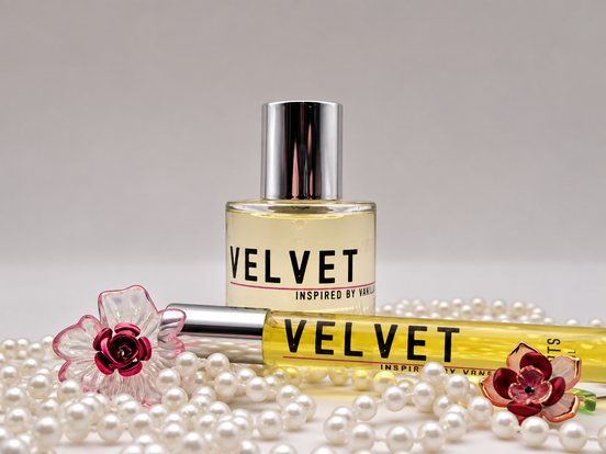 Ino Scents Velvet perfume spray and roll on.